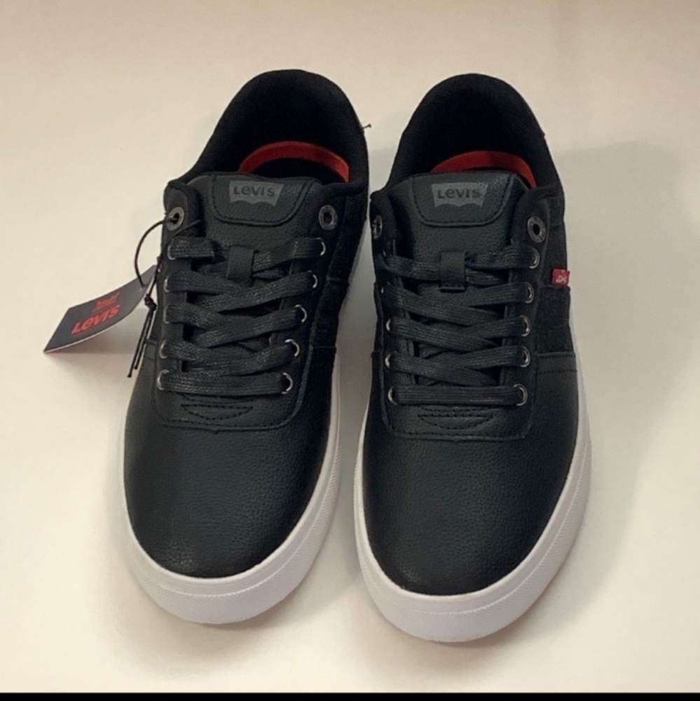 Levi’s Miles Black Tumbled Denim Men’s Sneakers
